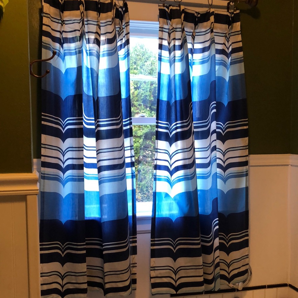 Vintage retro curtains